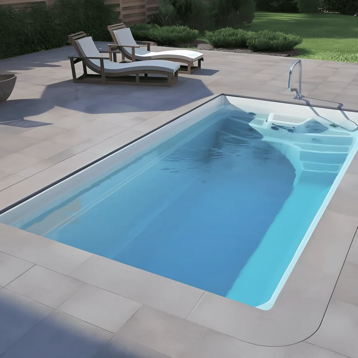 Композитный бассейн Laguna 5 — вид сверху в Гатчине