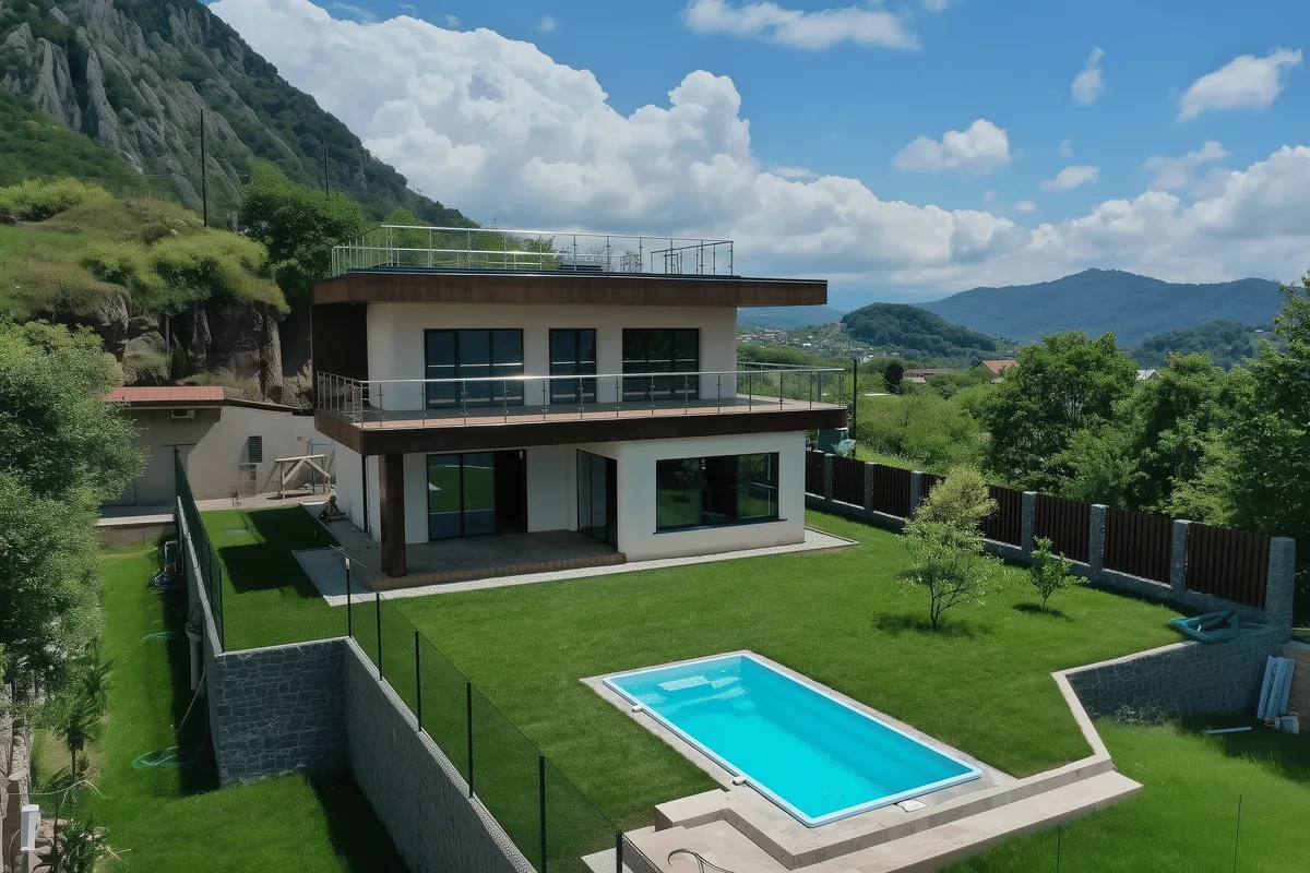 Композитный бассейн Laguna 6 — визуализация в Гатчине