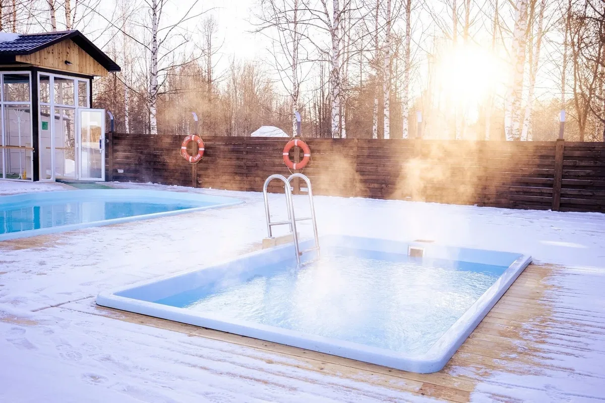 Композитный бассейн Laguna 4 — установка в Гатчине