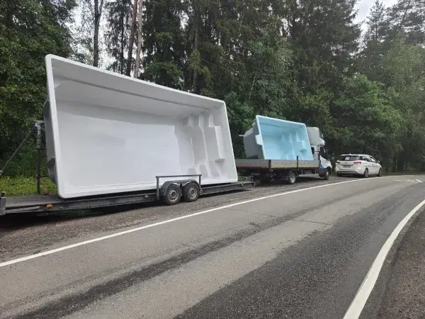 Доставка бассейна в Гатчине